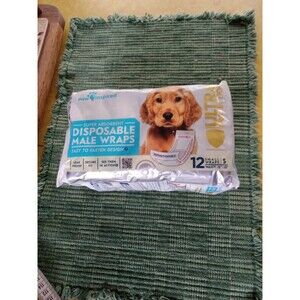 Disposable Male Wraps Belly Bands Paw Inspired Ultra Protect SMALL Dog Diapers